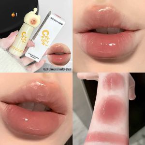 LUSIT Mượt mà Son bóng cho mèo Bền bỉ Dưỡng ẩm Son Dưỡng Môi Dễ thương Có sắc tố cao Trang điểm môi bóng Người bắt đầu