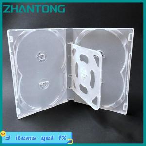 ZHANTONG High Quality Empty CD Case PP Plastic Milky Transparent CD Case CD Case Capacity 4-8 Discs