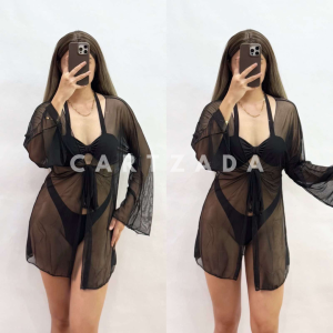 CARTZADA LANTERN ROBE COVER UP MESH SMALL TO XL