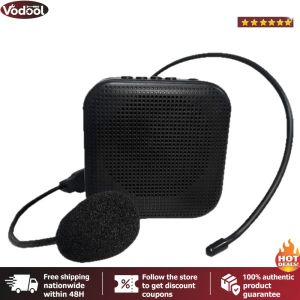 [VTO] Rechargeable Bluetooth-compatible Speaker with Wireless Microphone Headset for Teacher Classroom Presentation Tour Guides Etc