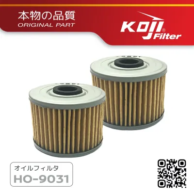 Kawasaki KLX150 / 140 / KLX230 / Barako 1 / Barako 2 / KSR110 / KLX 150BF / Fury 125 / Rouser NS125 Oil Filter by KojiMoto HO-9031 (52010-1053-K)