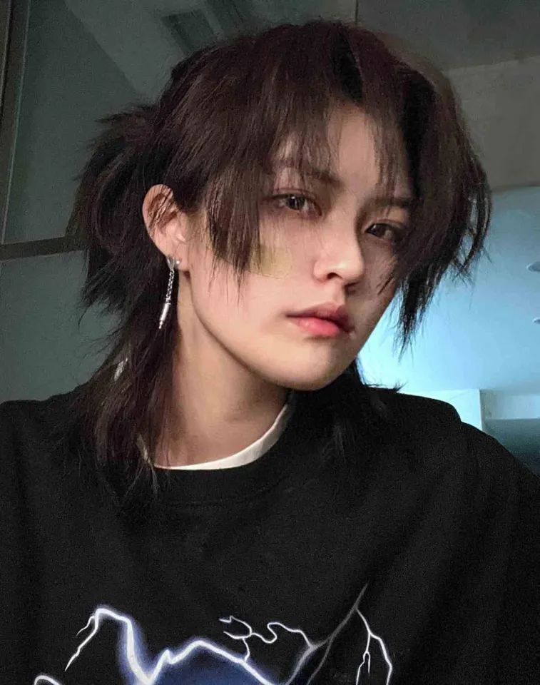 Mullet Male Short Straight Hairstyles Local DeliveryWolf Tail