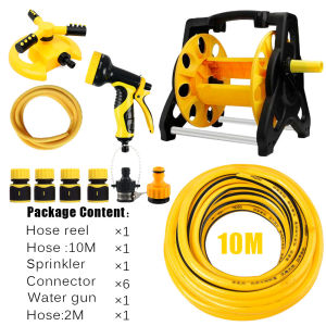 10-35M Garden Hose Reel Garden Irrigation System Sprinkler Nozzle Pipe Holder Multifunctional car washing lawn watering