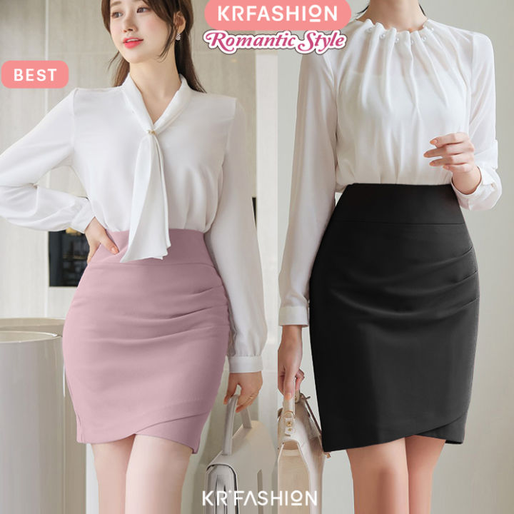 Chân váy xẻ trước Cao cấp SK2101 style Hàn Quốc chỉ có tại KRfashion váy  công