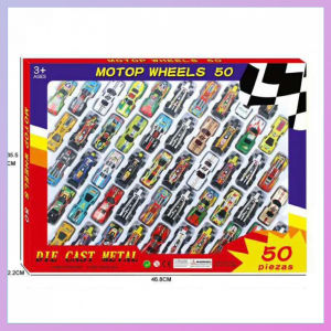 YUNLEO 50pcs Kid Toy Car Set Iron Sheet Racing Car Model Boy Children Birthday Gift Toys for Kids