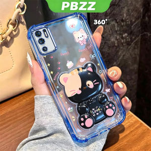 PBZZ Case for REDMI NOTE 10 5G POCO M3 PRO 5G phone casing Softcase Silicone shockproof Cover new design aesthetic with holder cute cat Transparent for girls SJMMZJ3
