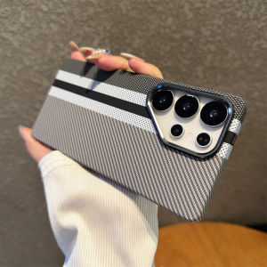 Luxury Colorful Kevlar Carbon Fiber Magnetic Phone Case For Samsung S26 S24 S25 Ultra S23 Plus For Magsafe Wireless Charge Cover