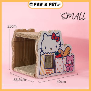 Cat Scratcher Cat Toy Playhouse Fun with Scratcher Board Thick Play Claw Mainan Kucing Rumah 猫抓板小屋