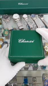 Dawn CHENXI Branded Fashion Couple Watches Cross-Border Guangzhou Manufacturer Wholesale Steel Band Quartz Watches for Men and Women