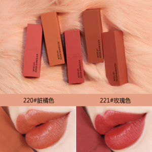 《226》3CE Eunhye House Pumpkin Color Dirty Orange Lipstick Wholesale Matte Lipstick No Stain on Cup Lipstick Makeup