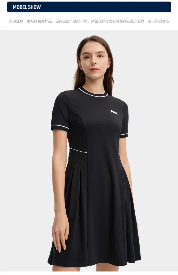 FILA CORE LIFESTYLE HERITAGE Women Dress (Black) The Pompidou