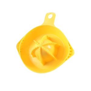 GAOSU Yellow Manual Lemon Juicer Hand Pressed Plastic Lemon Squeezer Fruit Tools Large Size Lemon Presser Summer