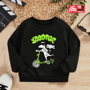 SWEATER ANAK LAKI LAKI BASIC HITAM