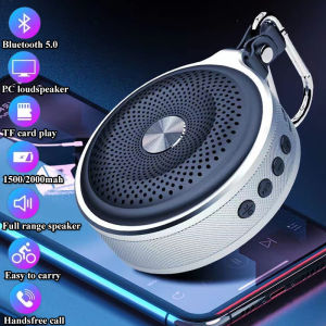 Mini Bluetooth Speaker Outdoor Hifi Subwoofer Portable Hands-free Call Music Sound Box TF Card MP3 Player Computer Loudspeaker