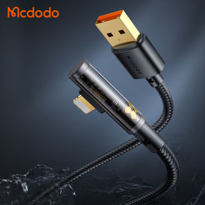MCDODO CA-3510 | Lightning 90 Degree Transparent Data Cable 1.2M