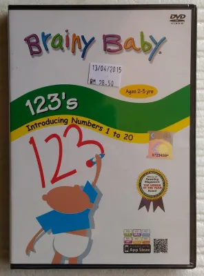 Brainy Baby 123 DVD Children Educational Learning Series