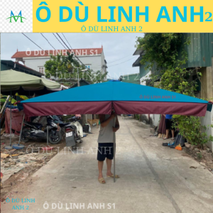 Ô Dù Mái Vuông Chính Tâm hình chữ nhật che nắng mưa. ( Không Có Chân Đế) chất liệu vải bạt cao cấpTRÁNG PU