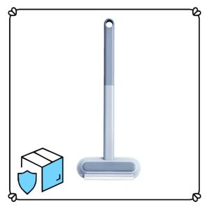 Screen Window Brush Blue Plastic Handle Two-Sided Mesh Cleaner Tool for Glass Ceramic Tile and Screen Window