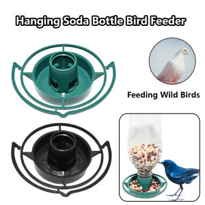 Hanging Soda Bottle Bird Feeder Fill Plastic Soda Bottles with Bird SeedTwist on Feeding TrayHang Outdoors Bird Feeder