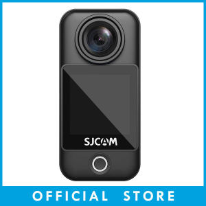 SJCAM C300 Pocket 4K 20MP 1000mAh Dual Touch Color Screen 6-Axis Gyroscope Stabilization Wearable Action Camera with Accessories
