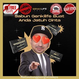 GENKILIFE FACE & BODY SOAP BY ZIZAN RAZAK BLACK EDITION SABUN DAKI SABUN JERAWAT SABUN JERAGAT SABUN PUTIH SABUN MUKA & BADAN