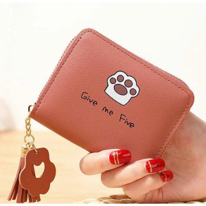 Ví Mini Cầm Tay Chân Mèo Tua Rua Nhiều Màu Dễ Thương LILA VKC35