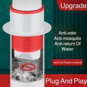 Floor Drain Seal Sealing Plug Leak-proof Practicality 50 Mm Tube Reverse Odor U-shape Households