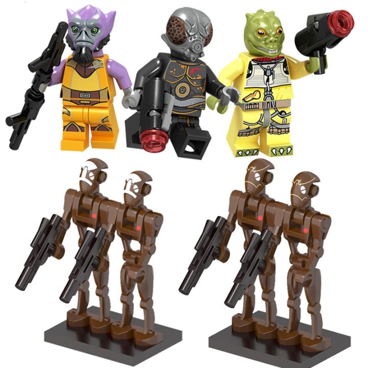 The Empire Strikes Back Movie Bossk 4-Lom Zeb Orrelios Space Wars Mini ...