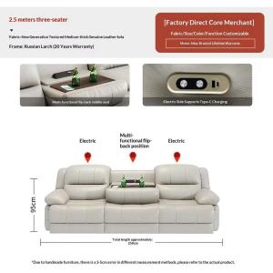 FZT [Pre Order] Electrical 1-4 Seater Recliner Sofa with USB Charging Port and Wall-Free Design for Space Saving Comfort