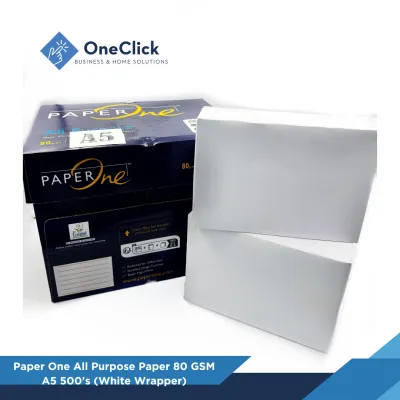 PaperOne All Purpose Office Copy Paper 80 GSM (Short/Long/A4/A3) 500sheets/ream