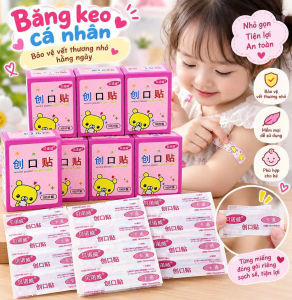 BĂNG CÁ NHÂN HOẠT HÌNH CUTE | COMBO 2 HỘP 200 MIẾNG | BĂNG DÁN VẾT THƯƠNG MINI CHỐNG NƯỚC CHO BÉ
