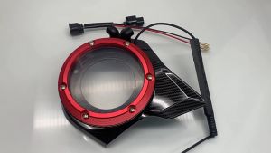 [Local Shipping] Motorcycle Modification GIORNO 125 Transparent Intake Transmission Aluminum Alloy Decorative Cover