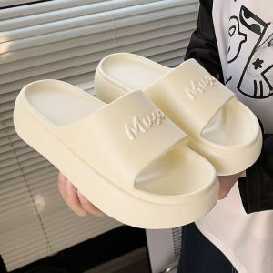 [Free Shipping] 2026 New WomenS EVA Thick-Soled Height-Increasing Letter Pattern Versatile Outdoor And Home Open-Toe Sandals For Women