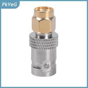 PkYeG Rf coax sma male plug to bnc female radio antenna connector adapter