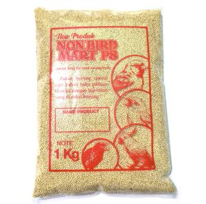 bird mart ps 1kg bijian milet putih makanan burung perkutut lovebird Mp1kg