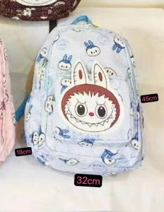 ลาบูบู ความจุขนาดใหญ่กระเป๋าง่ายนักเรียนโรงเรียนประถมมัธยมต้นวิทยาเขตน้ําหนักเบากระ L96