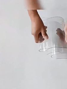 2.4M PVC Plastic Strip Curtain Clear Plastic Strip Curtain For Freezer Room Door With Hanging Rail