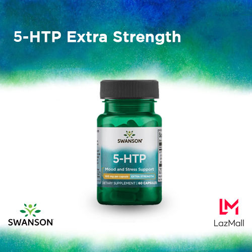 Swanson 5HTP Mood & Stress Support Extra Strength 100 MG 60 Caps