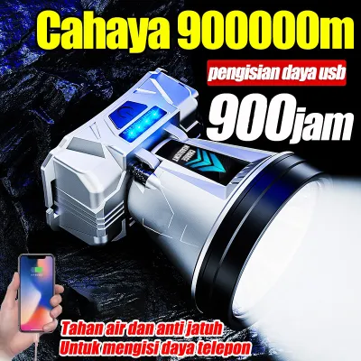 Headlamp outdoor senter kepala 300 watt super terang Anti Air senter kepala led zoom senter awet