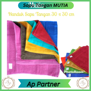 3 Pcs Handuk Wajah Sapu Tangan Handuk Mutia Size 30x30cm Selampek Tangan Handuk Daya Serap Tinggi