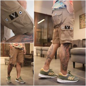Celana Pendek Cargo Pria Gunung Casual Bahan Tebal