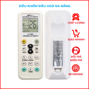Điều khiển điều hòa Đa năng - Remote máy lạnh Đa năng. K-1028E và KT-16E