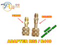 SAMBUNGAN R 410 NEPEL R32 & R410 | ADAPTER / KONEKTOR KRAN OUT DOOR KE SELANG MANIFOLD / ANALISER. 