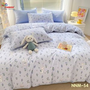 CADAR COTTON RABBIT FLOWER 7 IN 1 WITH COMFORTER SOFT COTTON FABRIC EXCLUSIVE SEJUK LEMBUT QUEEN KING