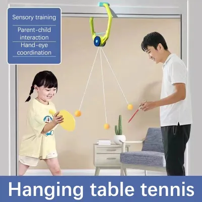 Indoor Table Tennis Self Training Set Hanging Double Player Tennis Kit Sports