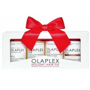 SoLoMan 4Pcs/Set Olaplex HOLIDAY HAIR FIX Repair Dry Frizz No.3 4 5 6 Bond Perfector Stand Alone Professional Hair Treatment Hair Oil