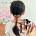 MJartoria Bowknot Hair Bands For Children Girls Women Elegant Simple Rubber Hair Twists Band Braid Fashion Korean Cute Fairy Hair Accessories. 