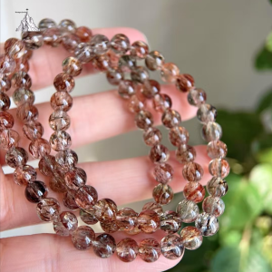 Montagne Jewelry Original Design Fine Jewellery Natural 6-7mm Black Super Seven Bracelets