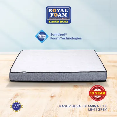 Kasur Busa Vakum Royal Foam Stamina Lite (Bonus Sprei dan Bantal)