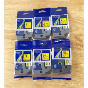 Băng mực -nhãn in TZc Brother (đủ size - đủ màu) đa lớp bám dính cao hàng nhập khẩu bảo hành 12 tháng